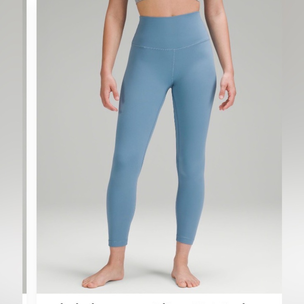 Lululemon Blue High-Waisted Leggings